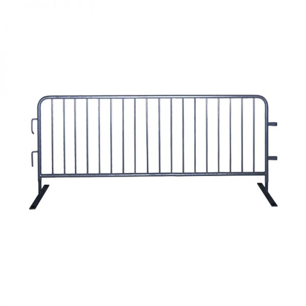 Steel barricade fence rental