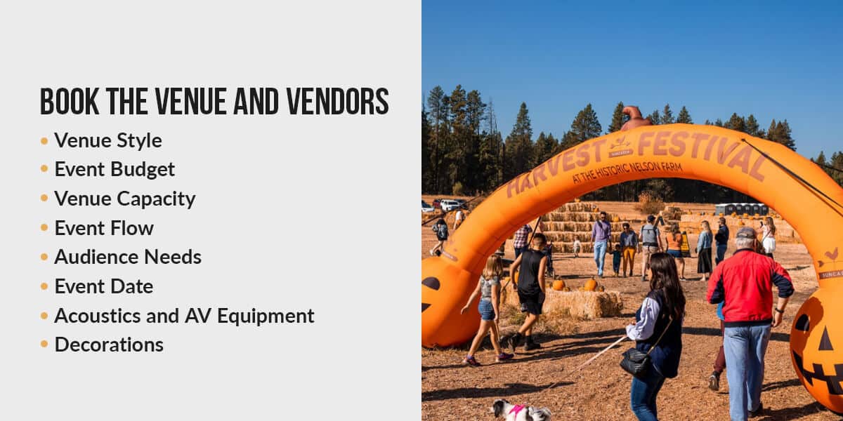How to Plan the Best Festival 2 02 Book the Venue and Vendors